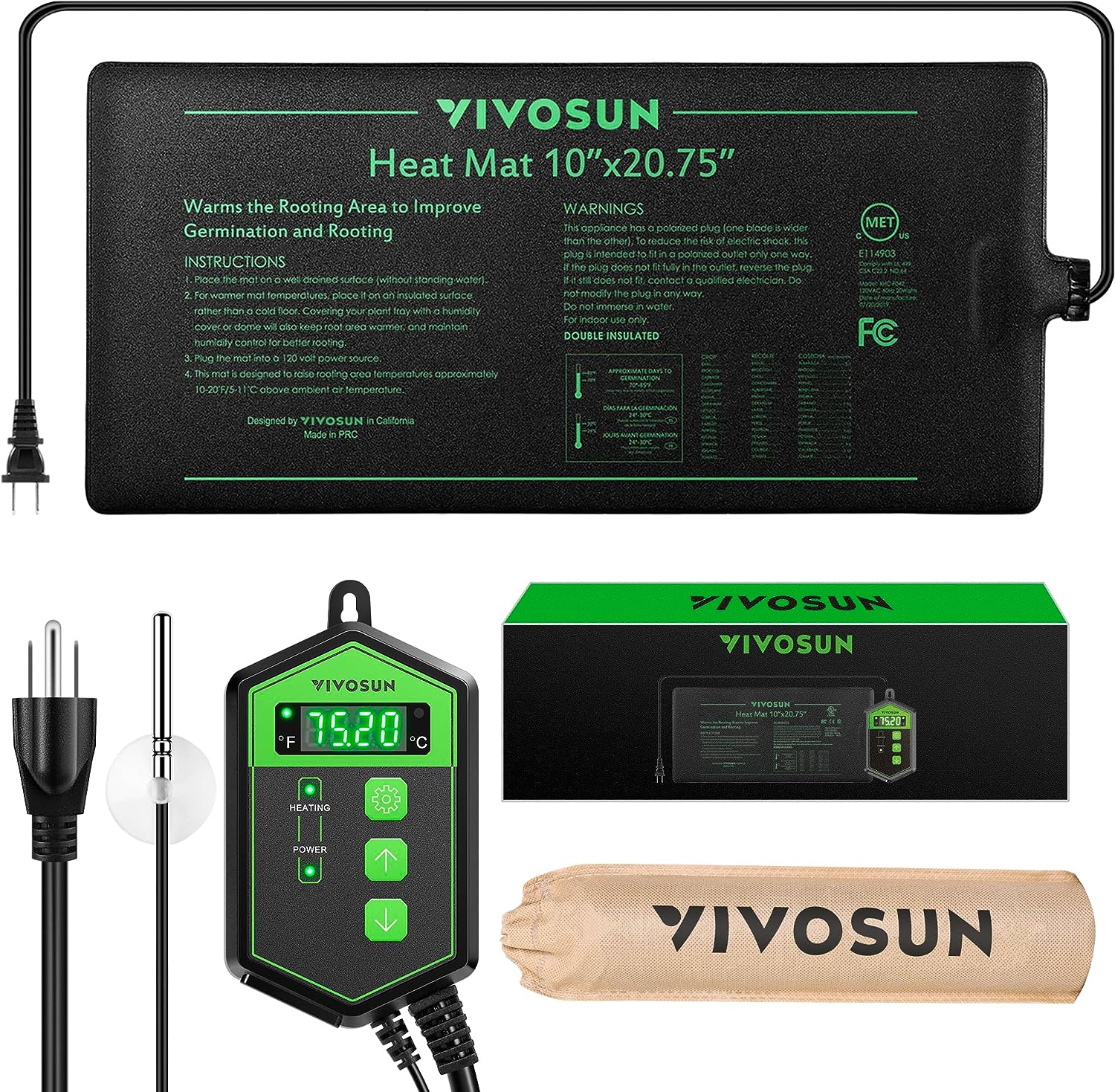 Vivosun Seedling Mat Kit